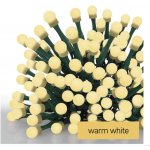 EMOS LED vánoční cherry řetěz kuličky 48 m venkovní i vnitřní teplá bílá časovač – Zboží Dáma