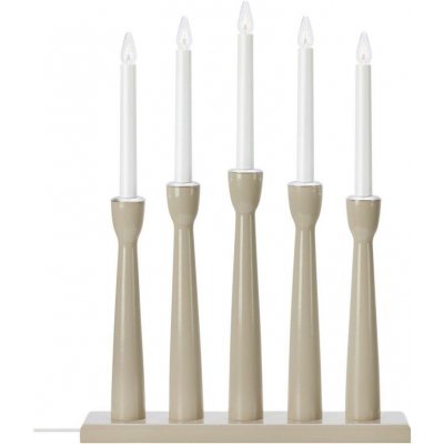 Markslöjd 706469 - Vánoční svícen MASESKÄR 5xE10/3W/230V borovice/béžová 706469 – Hledejceny.cz