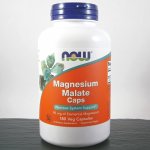 Now Foods Magnesium Malate hořcík malát 1000 mg 180 tablet – Hledejceny.cz