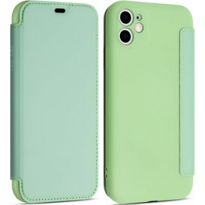 Pouzdro AppleKing flipové silikonové s kapsou na kartu iPhone 11 Pro - zelené – Zbozi.Blesk.cz