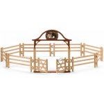 Schleich 42434 ohrada pro koně se vstupní branou – Zboží Dáma