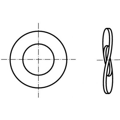 PROFISTYL DIN 137B podložka pružná zvlněná nerez A2 / 1.4310 Varianta: DIN 137B podložka pružná zvlněná nerez A2/1.4310 8,4 pro M8 – Hledejceny.cz