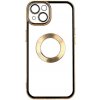 Pouzdro a kryt na mobilní telefon Pouzdro TopQ iPhone 13 Beauty Clear zlatý