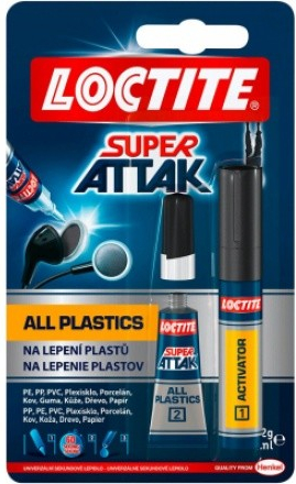 LOCTITE SUPER ATTAK PLASTICA 2g+4ml (ex 1605732)