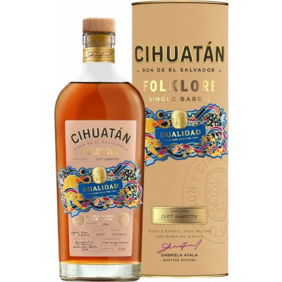 Cihuatán Dualidad 18y Folklore Svět nápojů 53,6% 0,7 l (tuba)