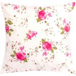 Bellatex bavlna Růžička Růžová Zelená Bílá 40 x 40 cm – Zboží Dáma