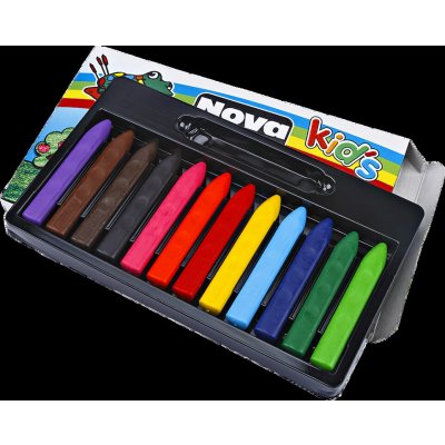 Novacolor voskovky NC-2124 trojhranné Jumbo 12 ks – Hledejceny.cz
