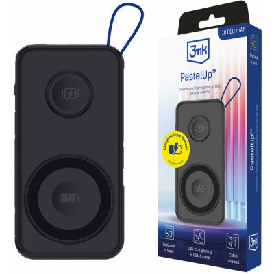 3mk PastelUp 10000 mAh černá – Zbozi.Blesk.cz