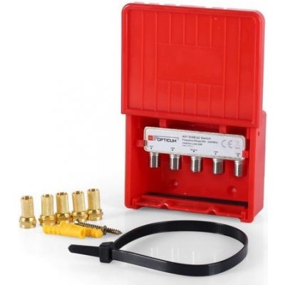 RED OPTICUM Diseqc přepínač 4-1 sada s krytem – Hledejceny.cz