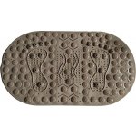 Modom Masážní protiskluzová podložka do koupelny s magnety béžová 70 x 39 cm – Sleviste.cz