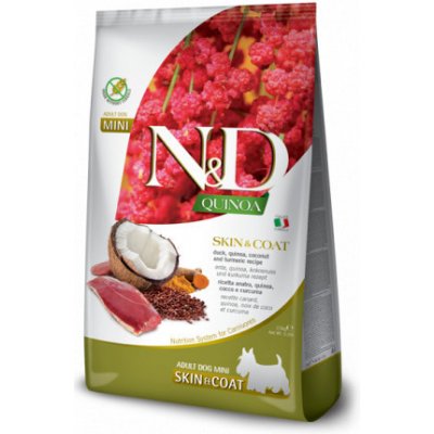 N&D Quinoa Dog Adult Mini Skin & Coat Grain Free Duck & Coconut 0,8 kg