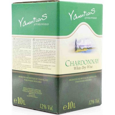 Yamantiev's Bag in Box Chardonnay bílá 2022 12% 10 l (karton)
