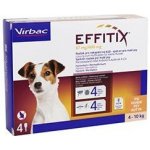 Effitix Spot-on S 4-10 kg 67 / 600 mg 4 x 1,1 ml – Sleviste.cz