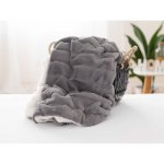 MKLuzkoviny.cz Beránková deka mikroplyš Caroline šedá 150x200 – Zboží Dáma