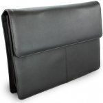 Černá kožená spisovka s klopnou 116-2414-60 – Zboží Živě