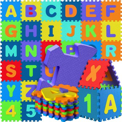 Spielwerk Pěnová podložka pro děti PUZZLE 86 dílů vícebarevná 101166 – Sleviste.cz
