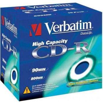 Verbatim CD-R 800MB 40x, AZO, jewel box, 10ks (43428)
