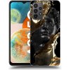 Pouzdro a kryt na mobilní telefon Samsung Picasee silikonový Samsung Galaxy A23 A236B 5G Black Gold černé