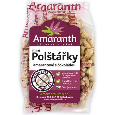 AMARANTH Polštářky amarantové s čokoládou mini 100 g – Zboží Dáma