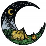 Nažehlovací nášivka Noční dobrodružství 8,5 cm x 8,5 cm – Zboží Dáma