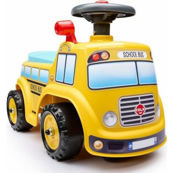 FALK Žlutý školní autobus FALK Auto s klaksonem