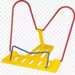 Stojánek na čtení kovový - žlutý – Zboží Dáma