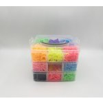 Alltoys Sada gumiček 3 000 ks na výrobu náramků Loom Band box velk – Zboží Dáma