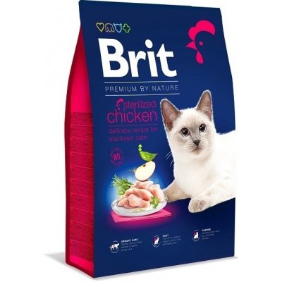 Brit Premium by Nature Cat by Nature Sterilized Chicken 8 kg – Hledejceny.cz