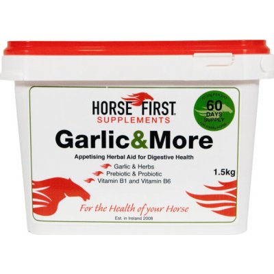 Horse First Česnek s probiotiky vitamíny minerály a stopovými prvky Garlic & more 1,5 kg – Hledejceny.cz