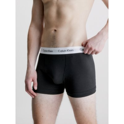 Calvin Klein pánské trenky 3 Pack Trunks Cotton Stretch 0000U2662G998 černá/bílá/šedá – Zboží Mobilmania