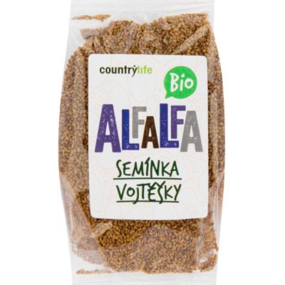 Country Life BIO Alfalfa semínka vojtěšky 125 g – Zboží Dáma