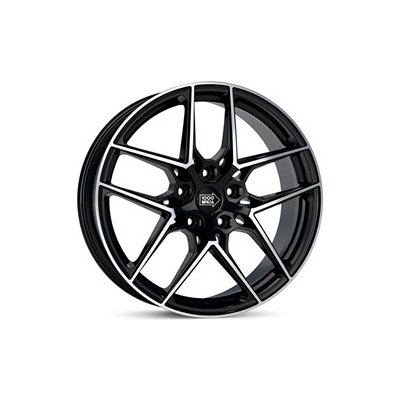 1000 MIGLIA MM1004 8.5x20 5x110 ET35 gloss black half spoke polished – Hledejceny.cz