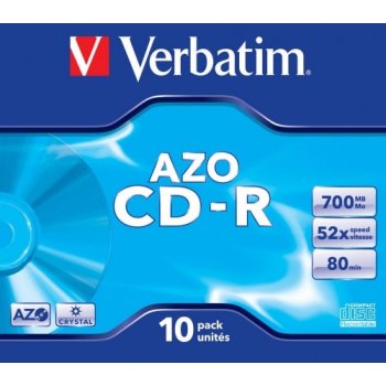 Verbatim CD-R 700MB 52x, spindle, 10ks (43437)