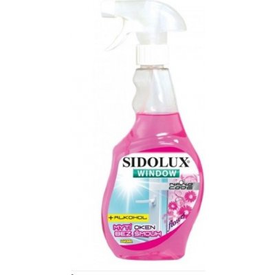 Sidolux Nano Code čistič oken s vůní květin 500 ml + 250 ml – HobbyKompas.cz