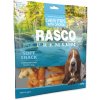 Pamlsek pro psa RASCO Premium proužky sýru obalené kuřecím masem 500 g