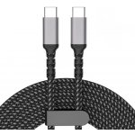 Premiumcord ku31cr2 USB-C USB 3.2 GEN 2, 3A, 60W, 20Gbit/s, bavlněný oplet, 2m – Sleviste.cz