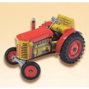 Kovap Traktor Zetor zelený na klíček kov 14cm 1:25