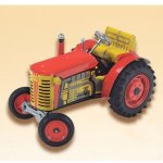 Kovap Traktor Zetor zelený na klíček kov 14cm 1:25 – Zboží Mobilmania