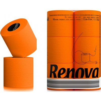RENOVA Maxi oranžový 3-vrstvý 6 ks – Sleviste.cz