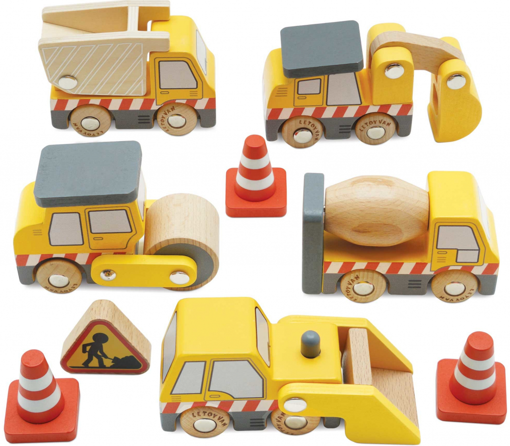 Le Toy Van set stavebních strojů