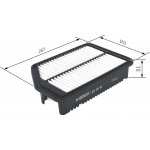 Vzduchový filtr BOSCH F 026 400 481 | Zboží Auto