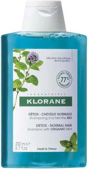 Klorane Detoxikační Shampoo s organickou mátou 200 ml