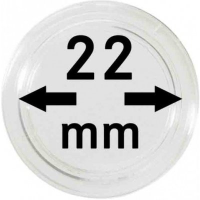 Lindner Kapsle na mince 22 mm – Zboží Dáma