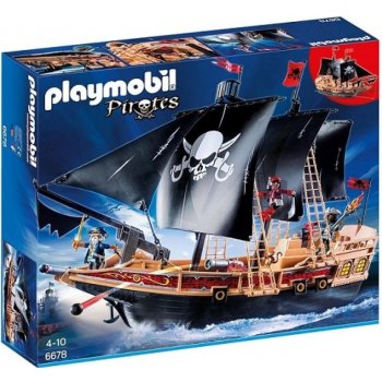 Playmobil 6678 Pirátská bitevní loď