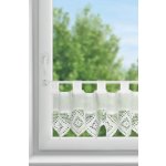EUROFIRANY KRÁTKÁ ZÁCLONA NA POUTKÁCH ISAAC 150X30 CM BÍLÁ – Hledejceny.cz