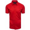 Pánská Košile Dstreet pánská košile s krátkým rukávem Ulnik červená