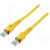 síťový kabel Harting 09488485745010 Patch, S/FTP, 6a, licna, Cu, PUR, 1m, žlutý