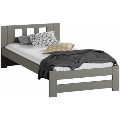 AMI Nábytek DMD12 šedá s roštem – Zboží Mobilmania