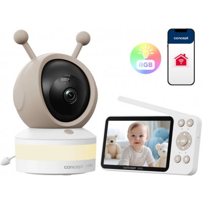 Concept KIDO KD5010 Dětská chůvička s kamerou a LED osvětlením – Zbozi.Blesk.cz