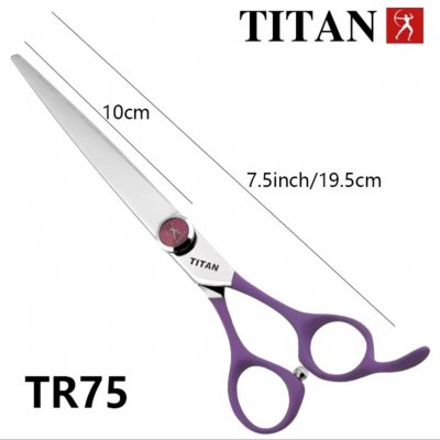 Titan Established 1918 Kadeřnické nůžky 7,5" TR75 VG-10 Professional – Zboží Dáma